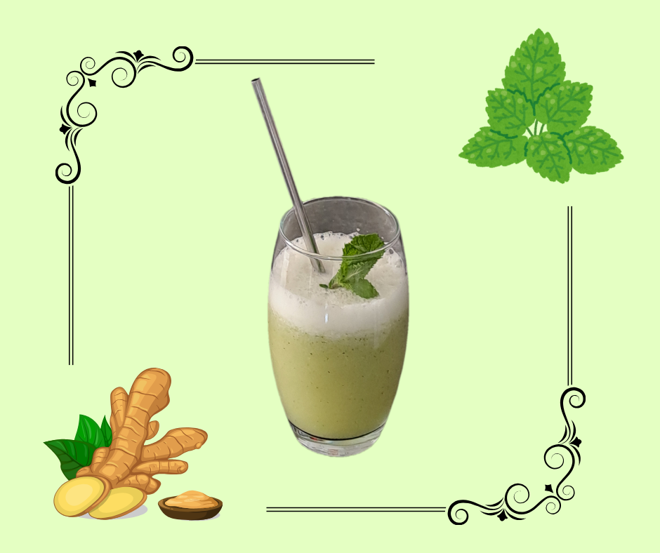 ginger and mint lemonade