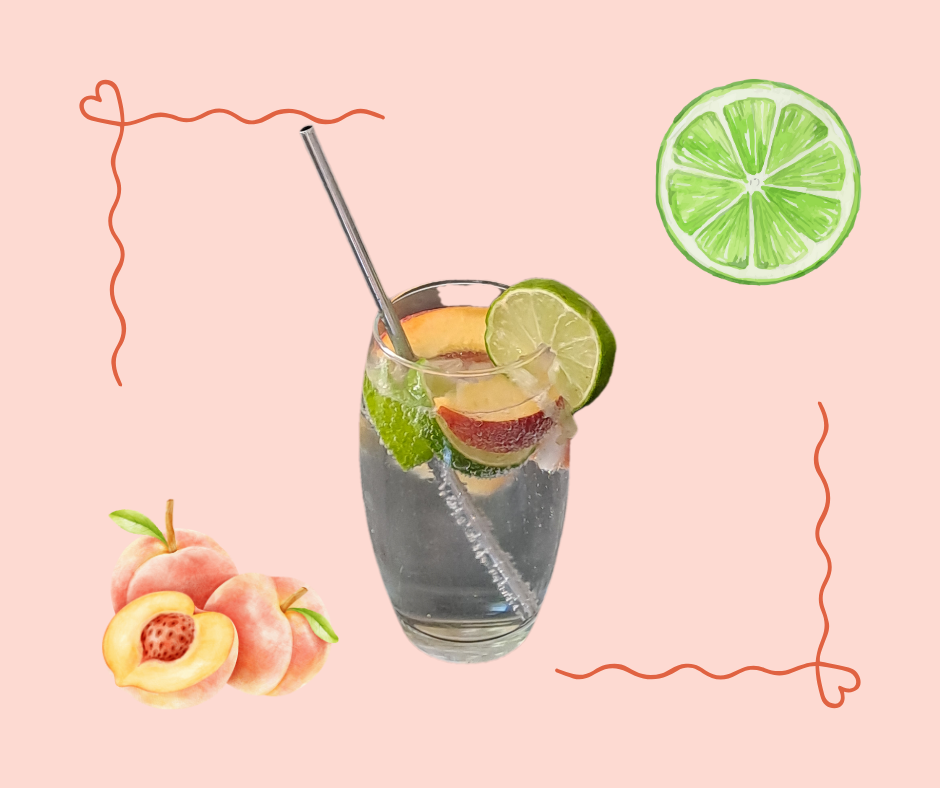 nectarine and lime infusion